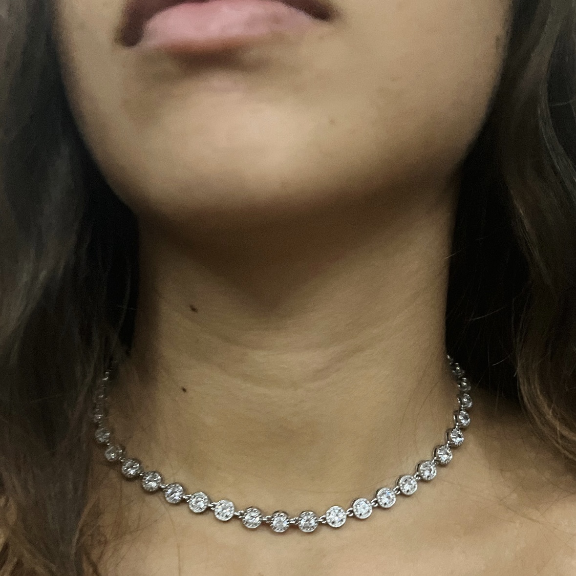 Collana con cristalli