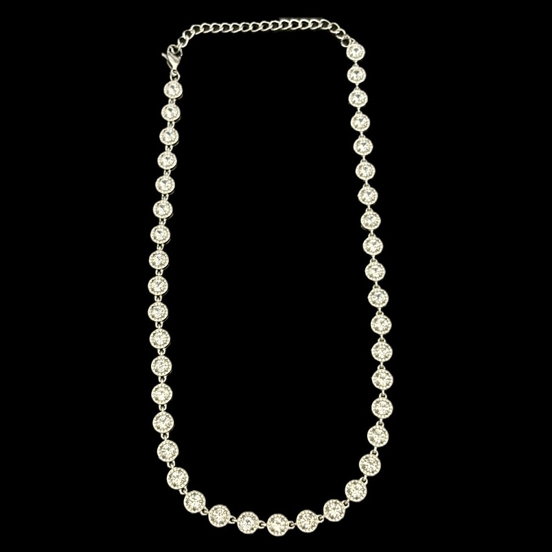Collana con cristalli