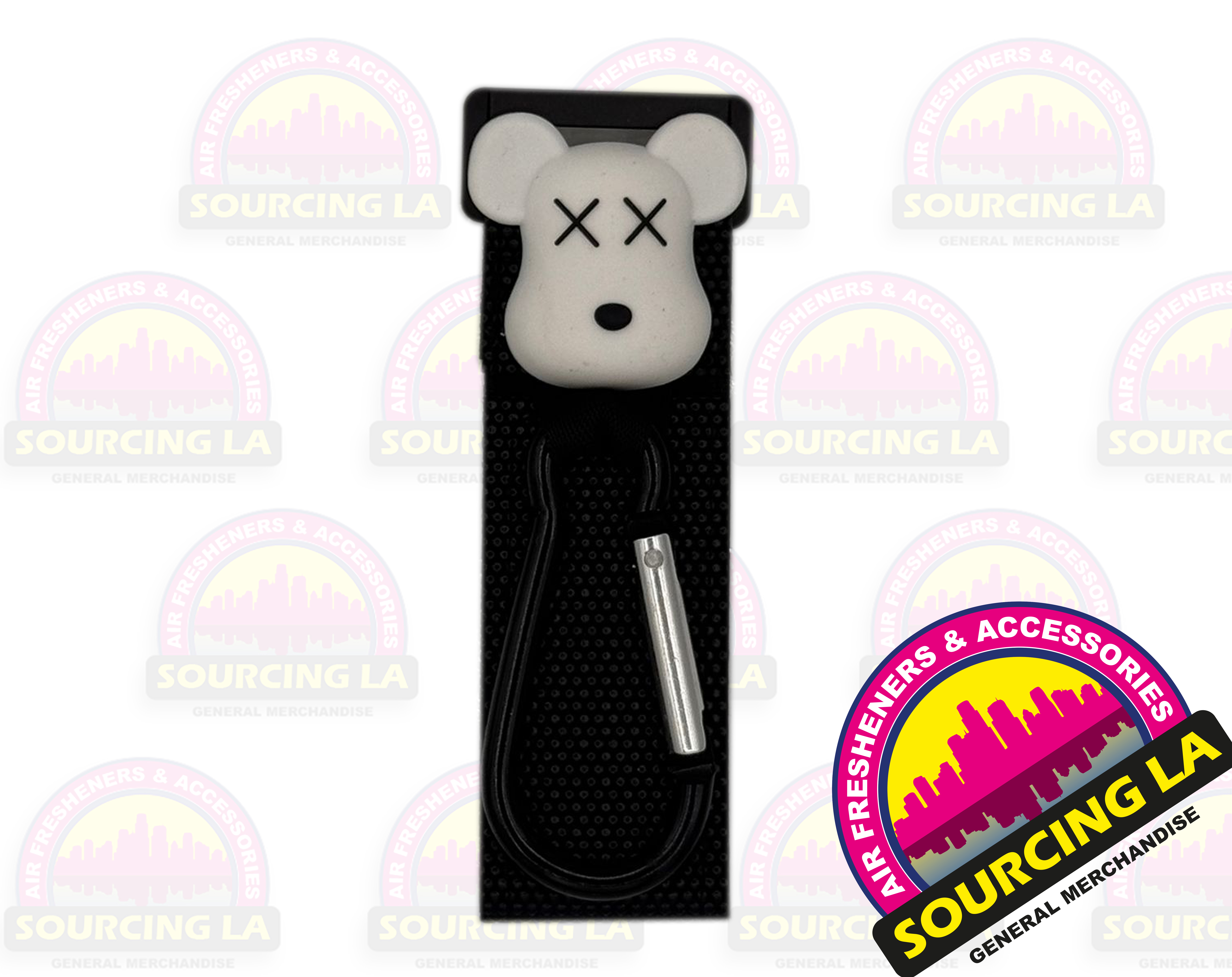 Keychain with Teddy Design and Hook