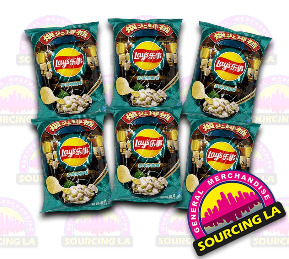 Lay's Potato Chips, Wasabi Octopus Flavor 2.47 oz (70g) SET of 6