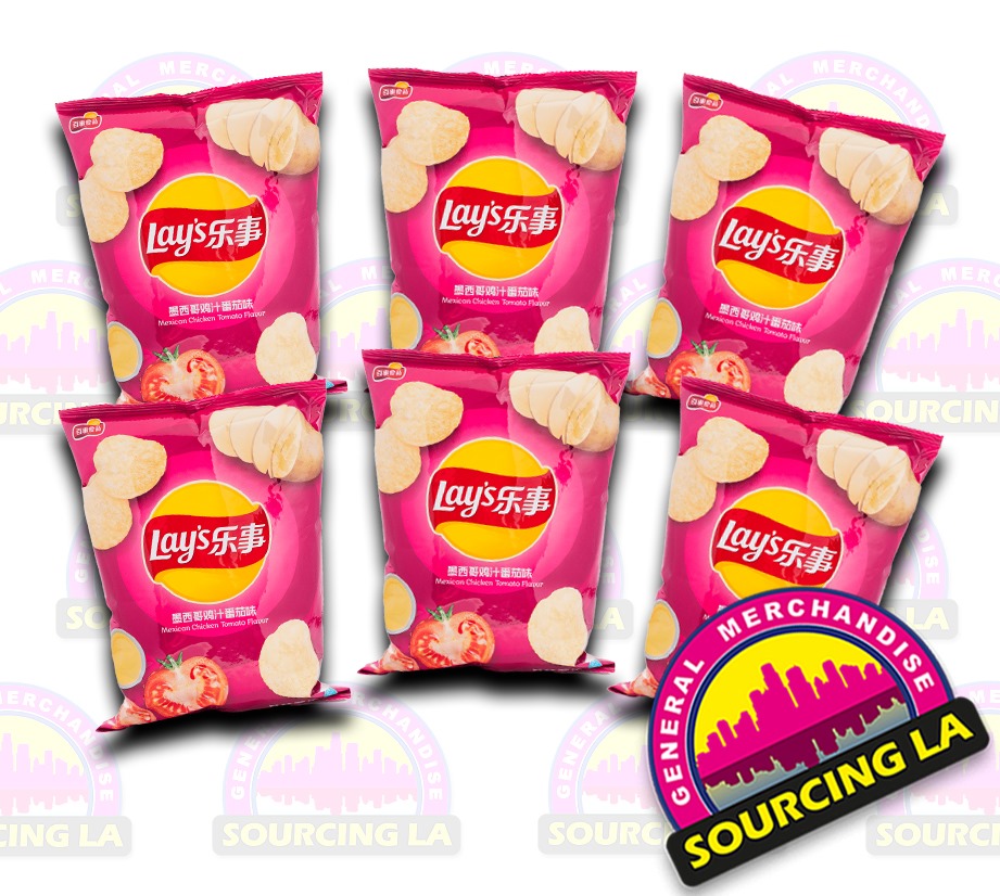 Lay's Potato Chips, Mexican Tomato Chicken Flavor SET of 6