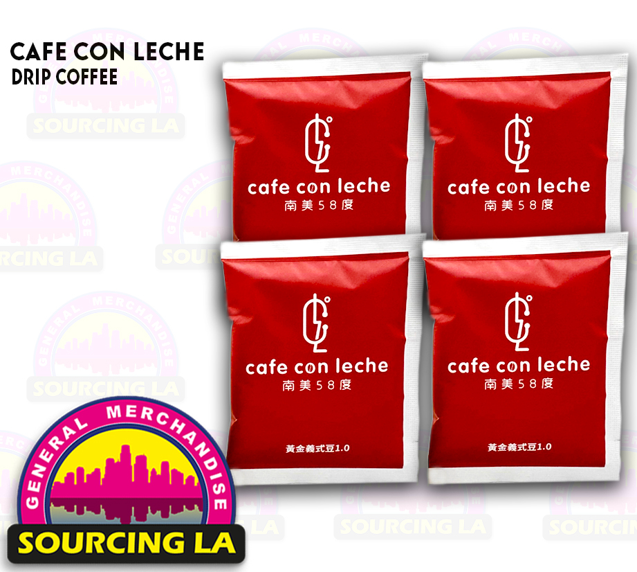 Café Con Leche Drip Coffee – Medium Roast Latin | Creamy | Set of 4