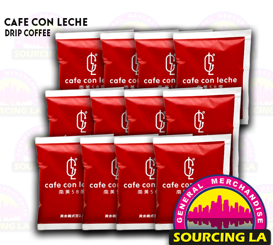 Café Con Leche Drip Coffee – Medium Roast Latin | Creamy | Set of 12