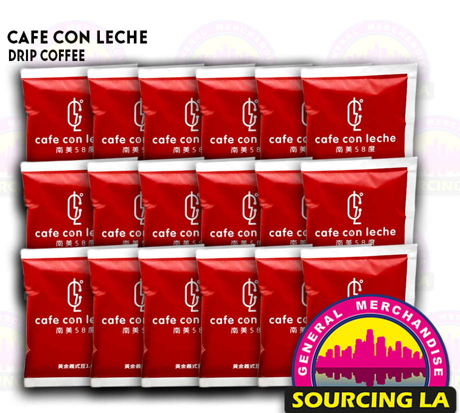 Café Con Leche Drip Coffee – Medium Roast Latin | Creamy | Set of 16
