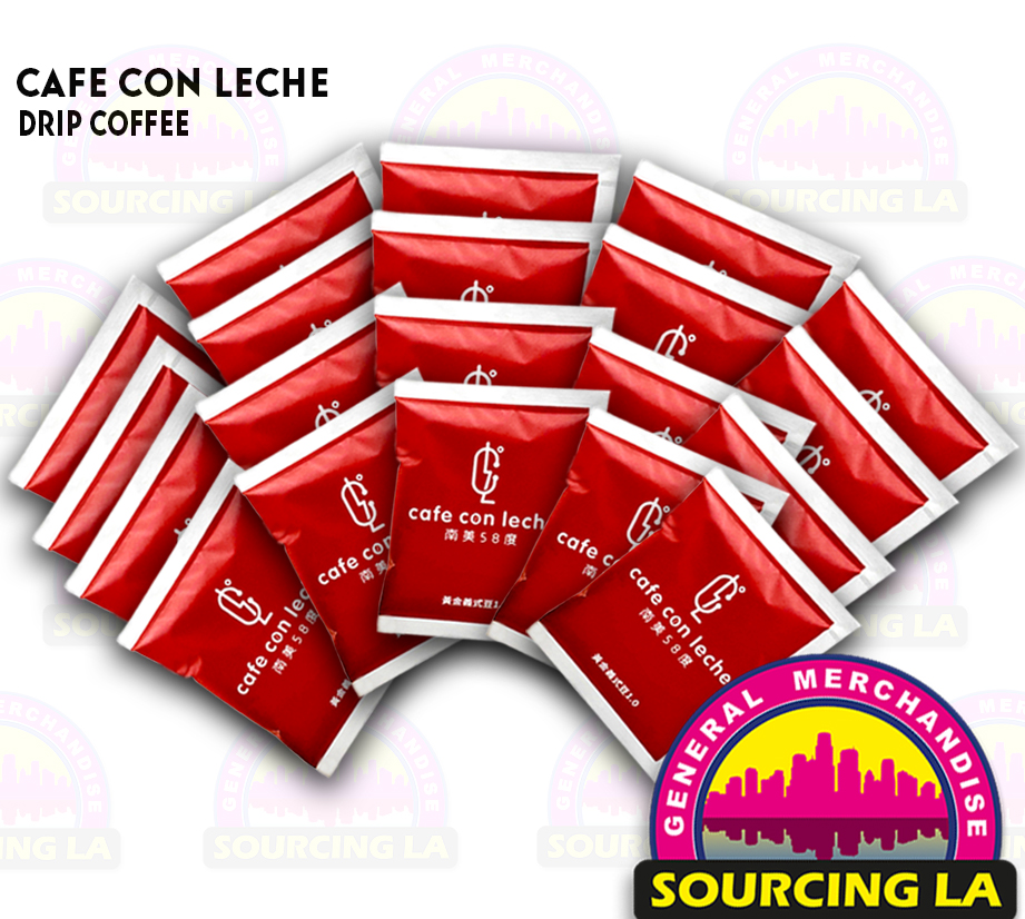 Café Con Leche Drip Coffee – Medium Roast Latin | Creamy | Set of 20