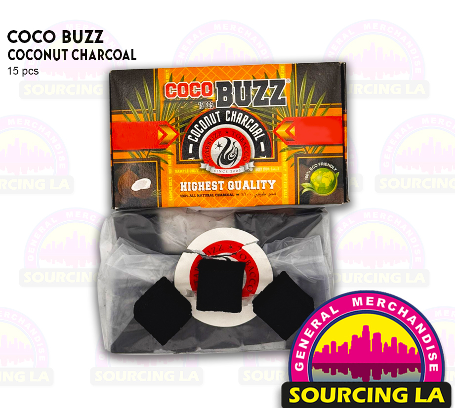 CocoBuzz Coconut Charcoal 15pcs