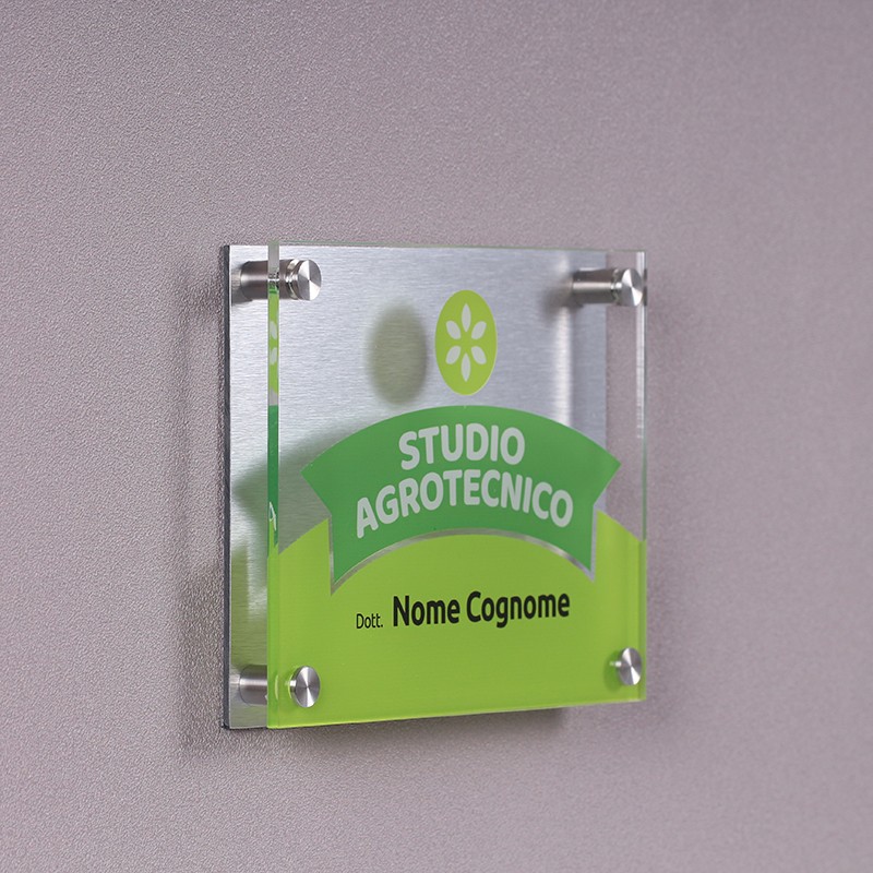 Targa in Plexiglass Studio Agrotecnico