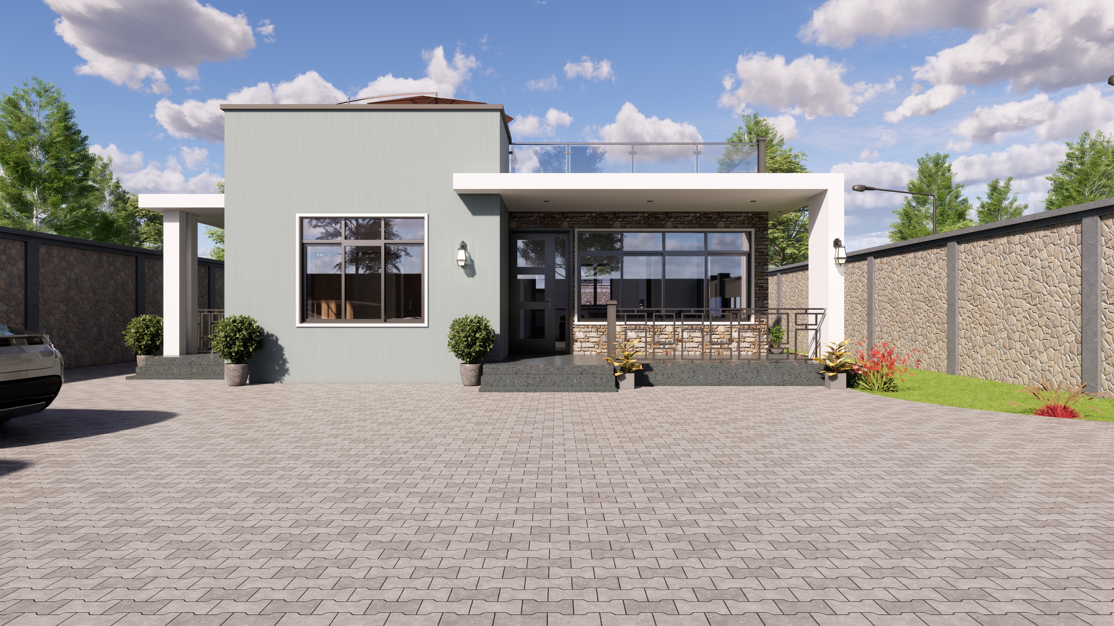 An Exquisite Two Bedroom House Plan