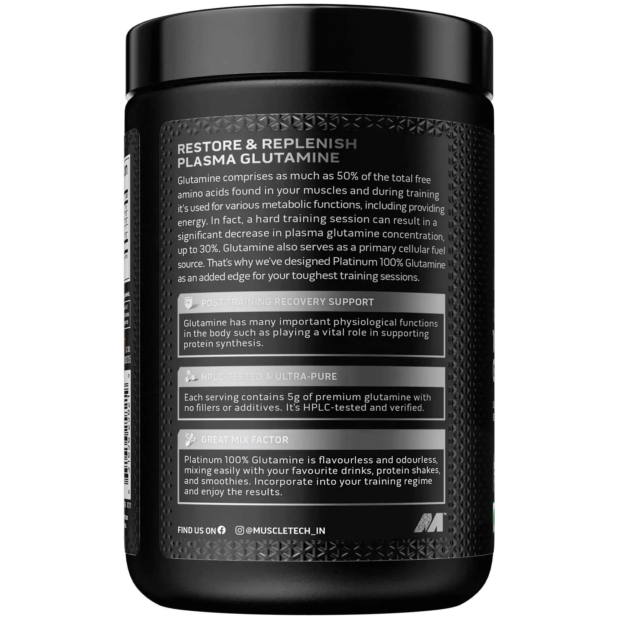 Muscletech Platinum 100% Glutamine