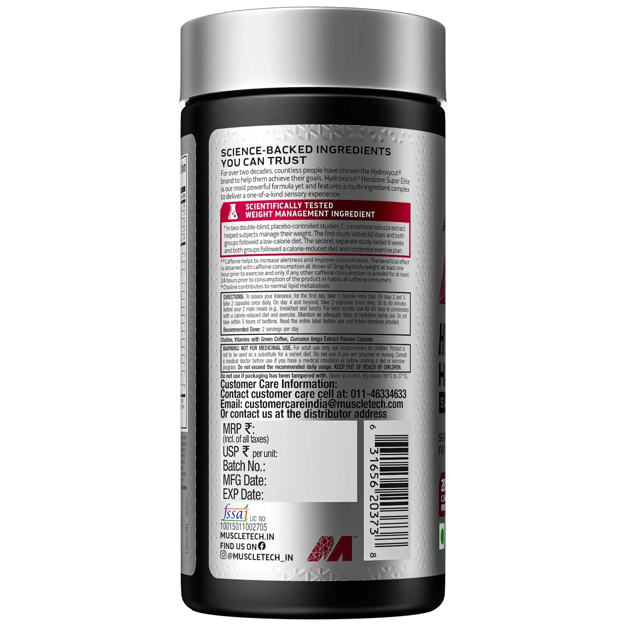 Muscletech Hydroxycut Hardcore Super Elite