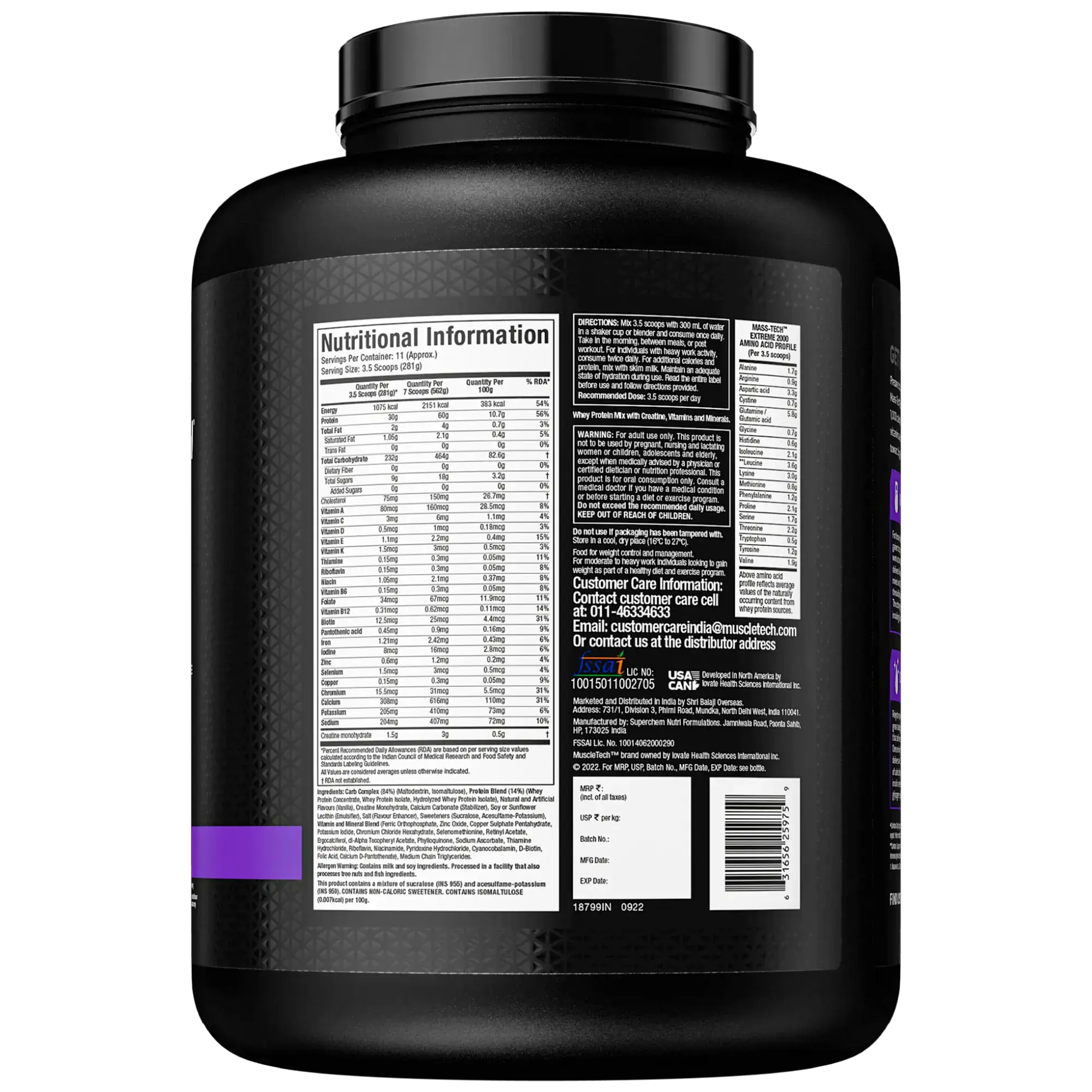 Muscletech Mass-Tech Extreme 2000