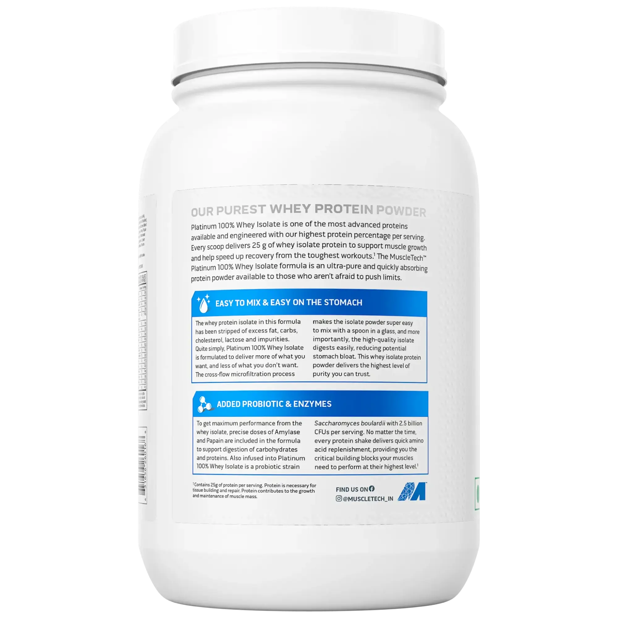 Muscletech Platinum 100% Whey Isolate 