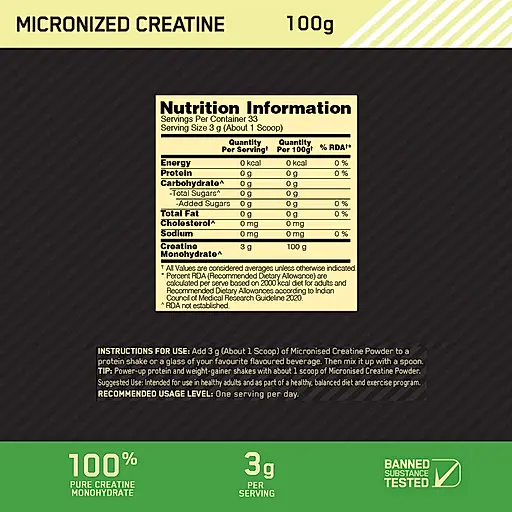 Micronised Creatine Powder