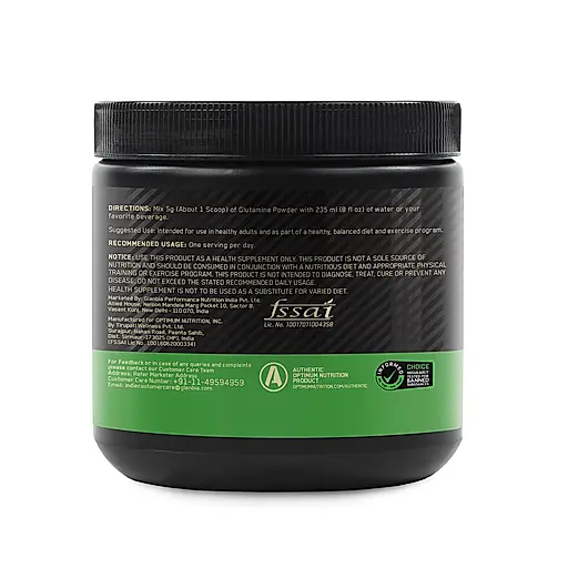 Optimum Nutrition Glutamine Powder | Unflavoured