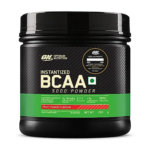 Optimum Nutrition BCAA 5000 Powder - 250 Gm