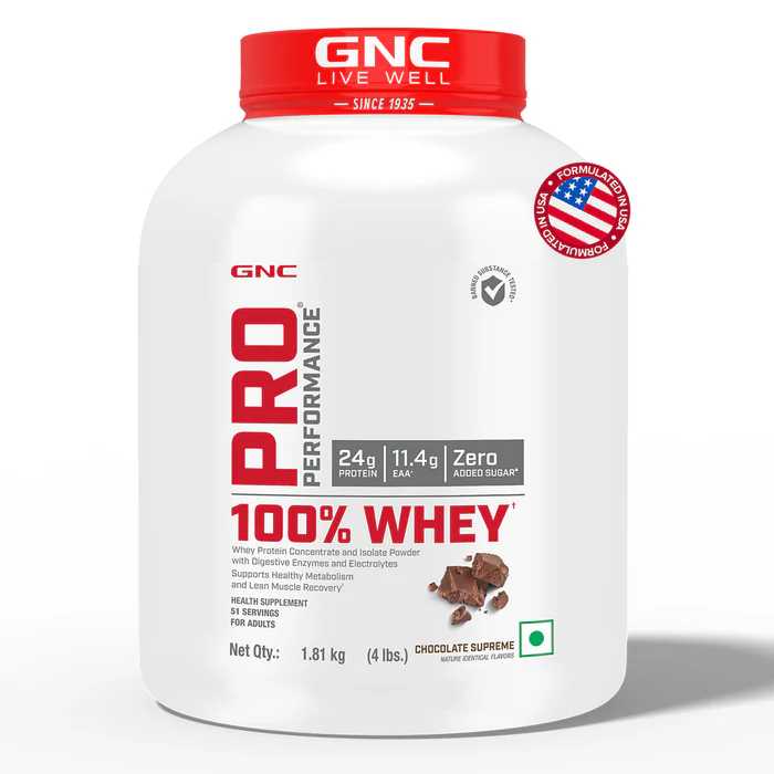 GNC Pro Performance 100% Whey Protein - 4 lbs