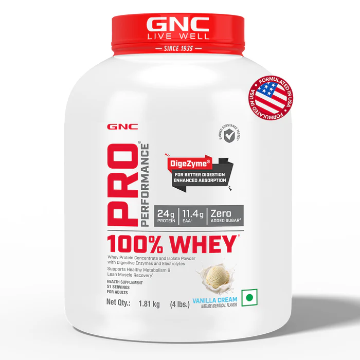 GNC Pro Performance 100% Whey Protein - 4 lbs