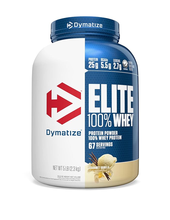 Dymatize Nutrition Elite Whey Protein Supplement Powder