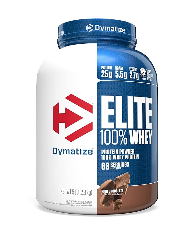 Dymatize Nutrition Elite Whey Protein Supplement Powder