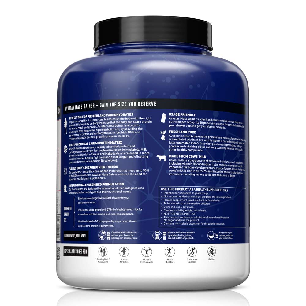 Avvatar Mass Gainer | Belgian Chocolate Flavour