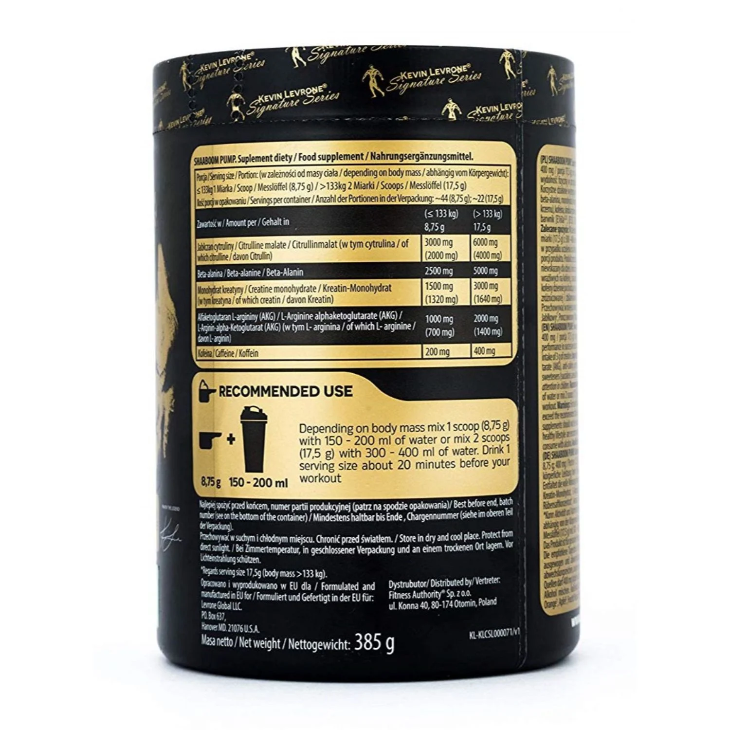 Kevin Levrone Signature Series Shaboom Pump