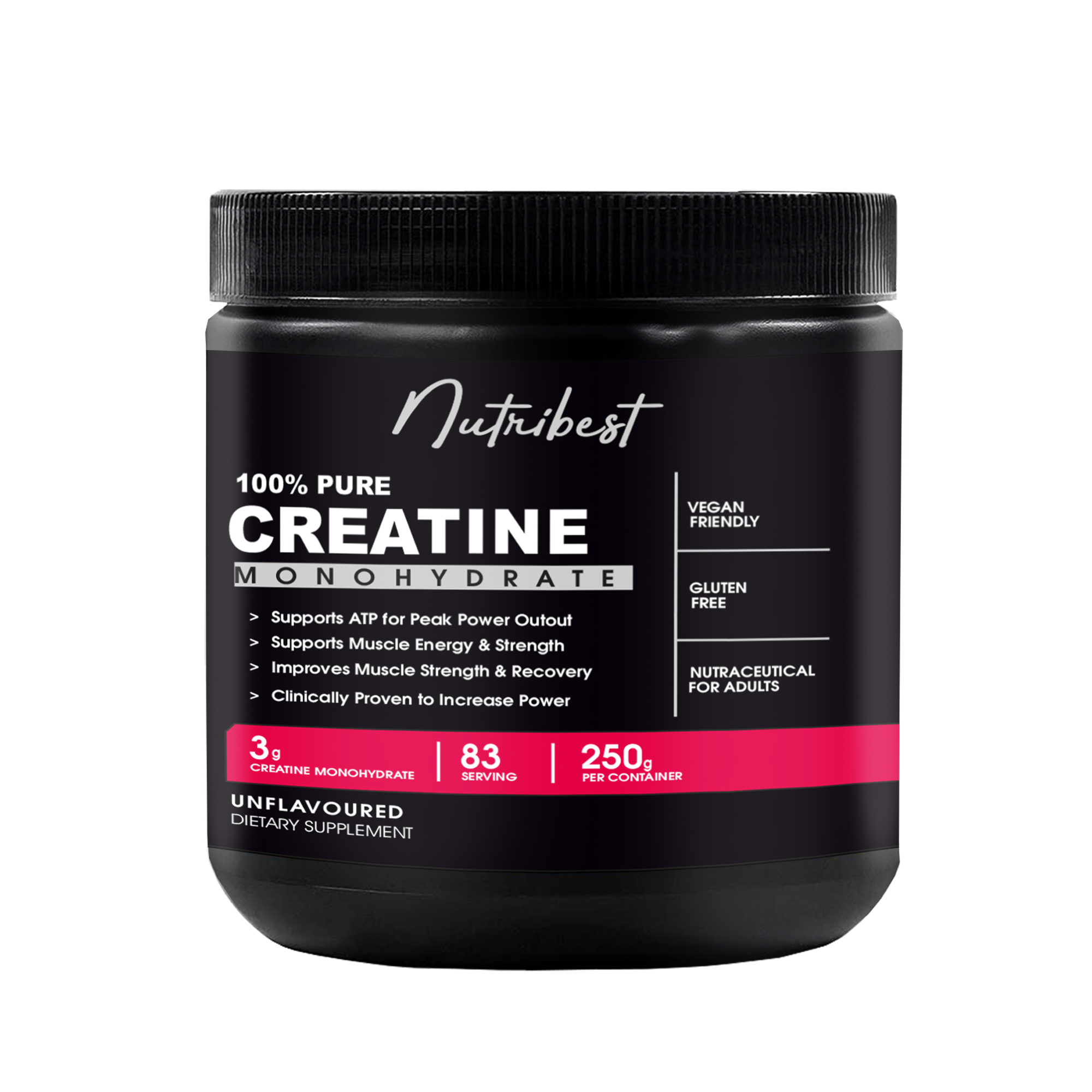NUTRIBEST CREATINE MONOHYDRATE 250 GRAM