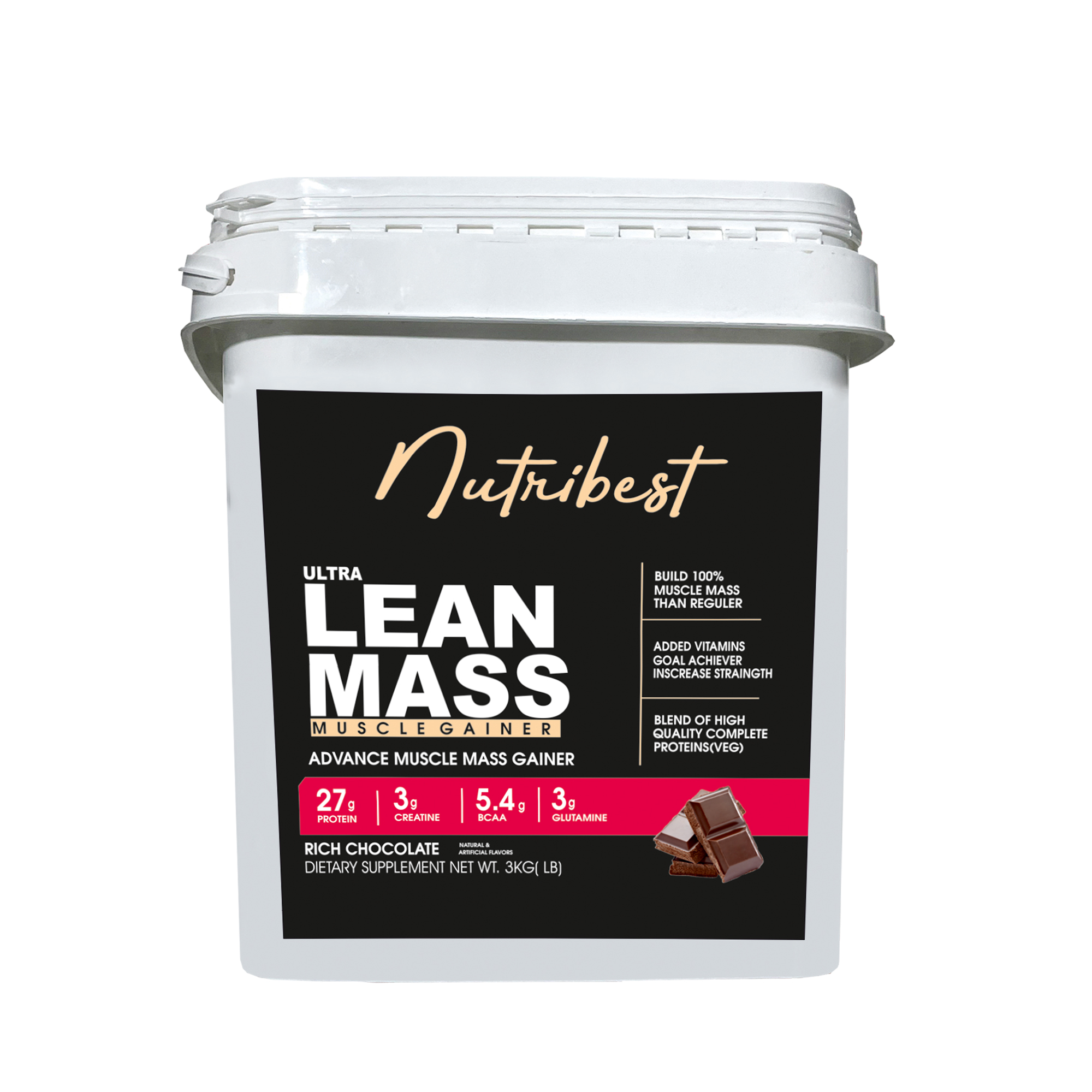 NUTRIBEST LEAN MASS GAINER 4.5 KG 