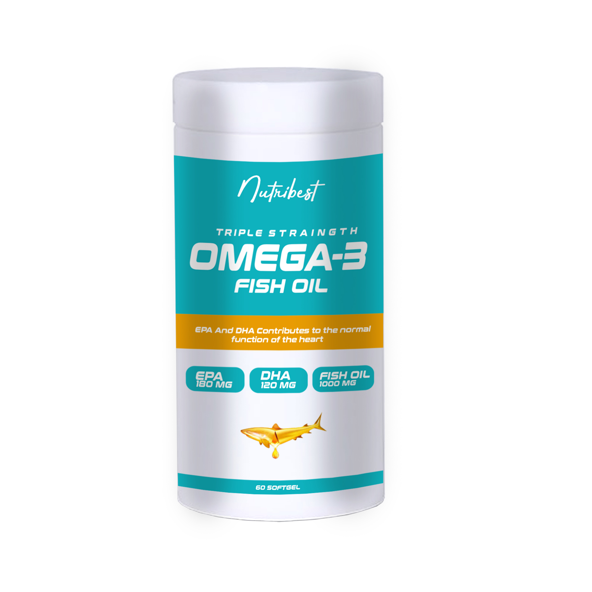 NUTRIBEST FISH OIL TRIPLE STRAINGTH 60 TAB