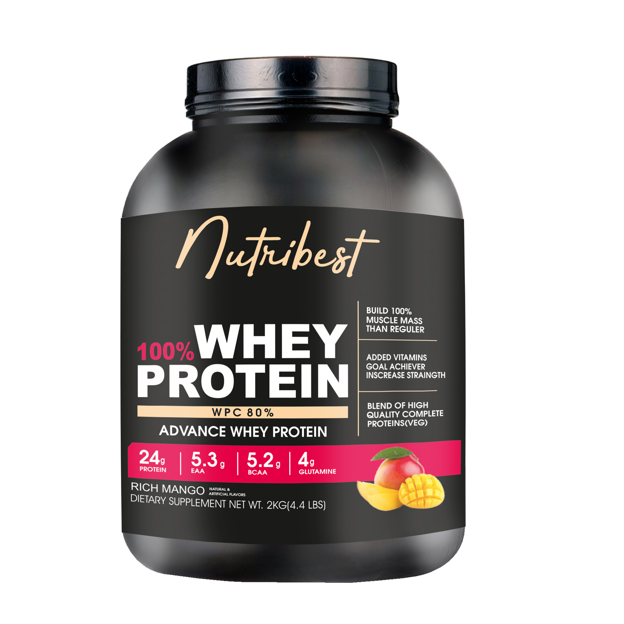 Nutribest 100% Whey Protein 4.4 lb