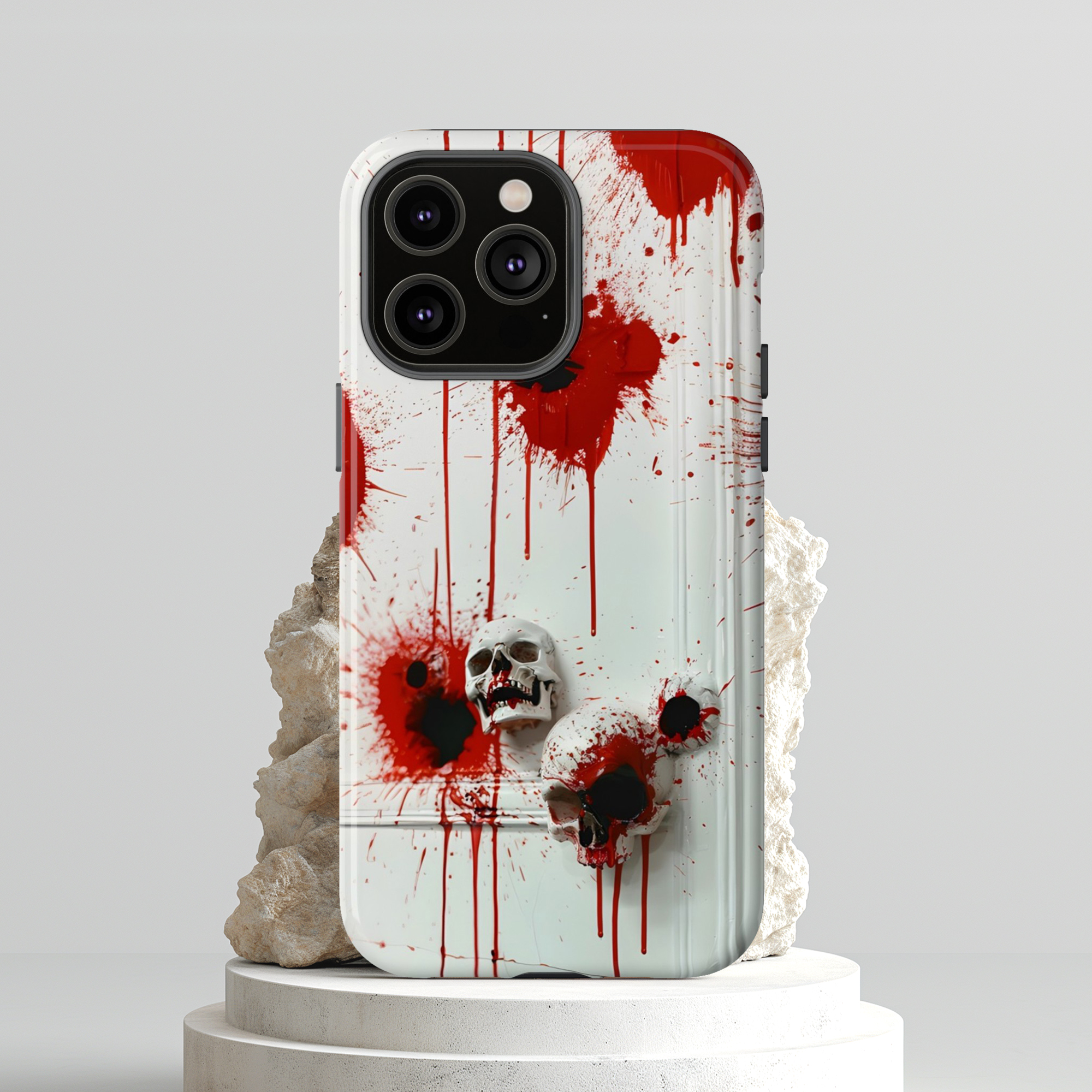 Bloody Skull iPhone Case