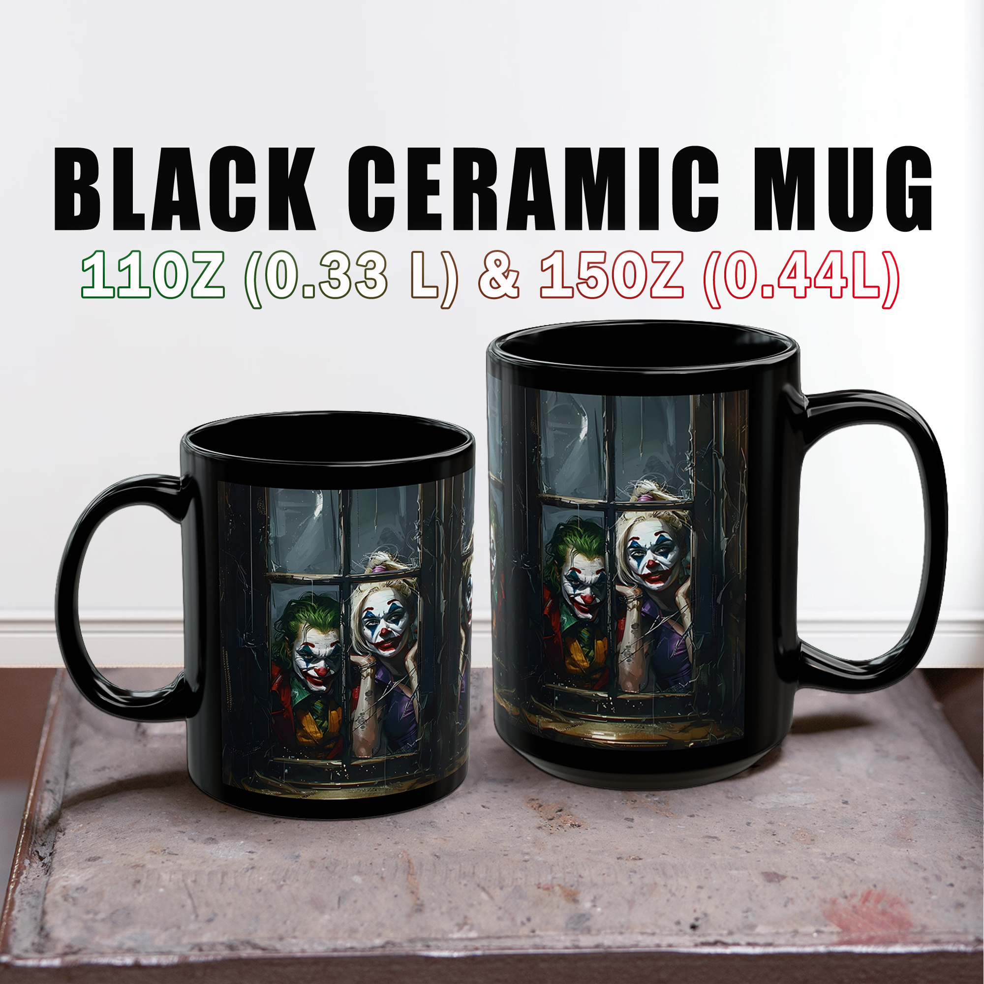Black Ceramic Mug