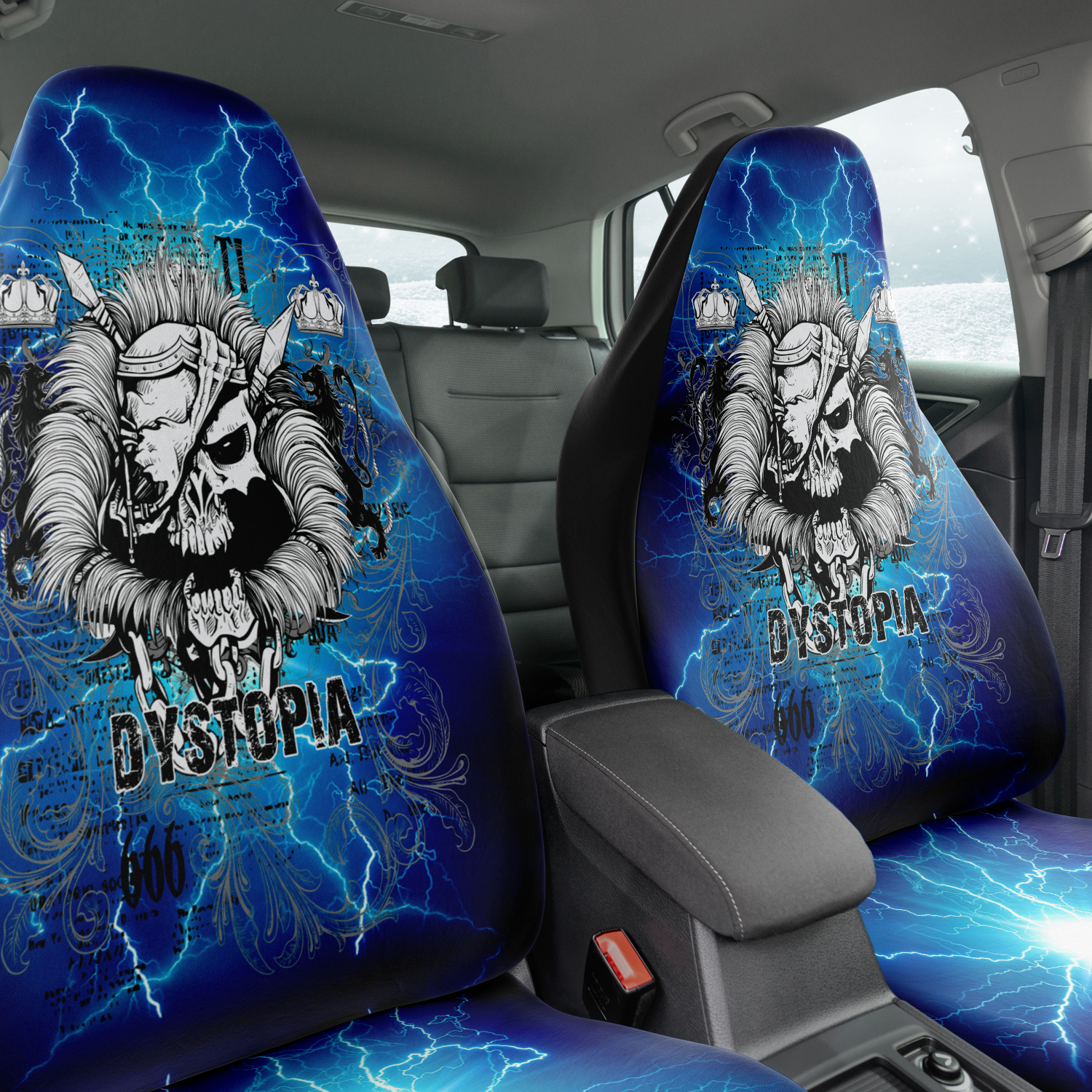 Dystopia Car Seat Covers