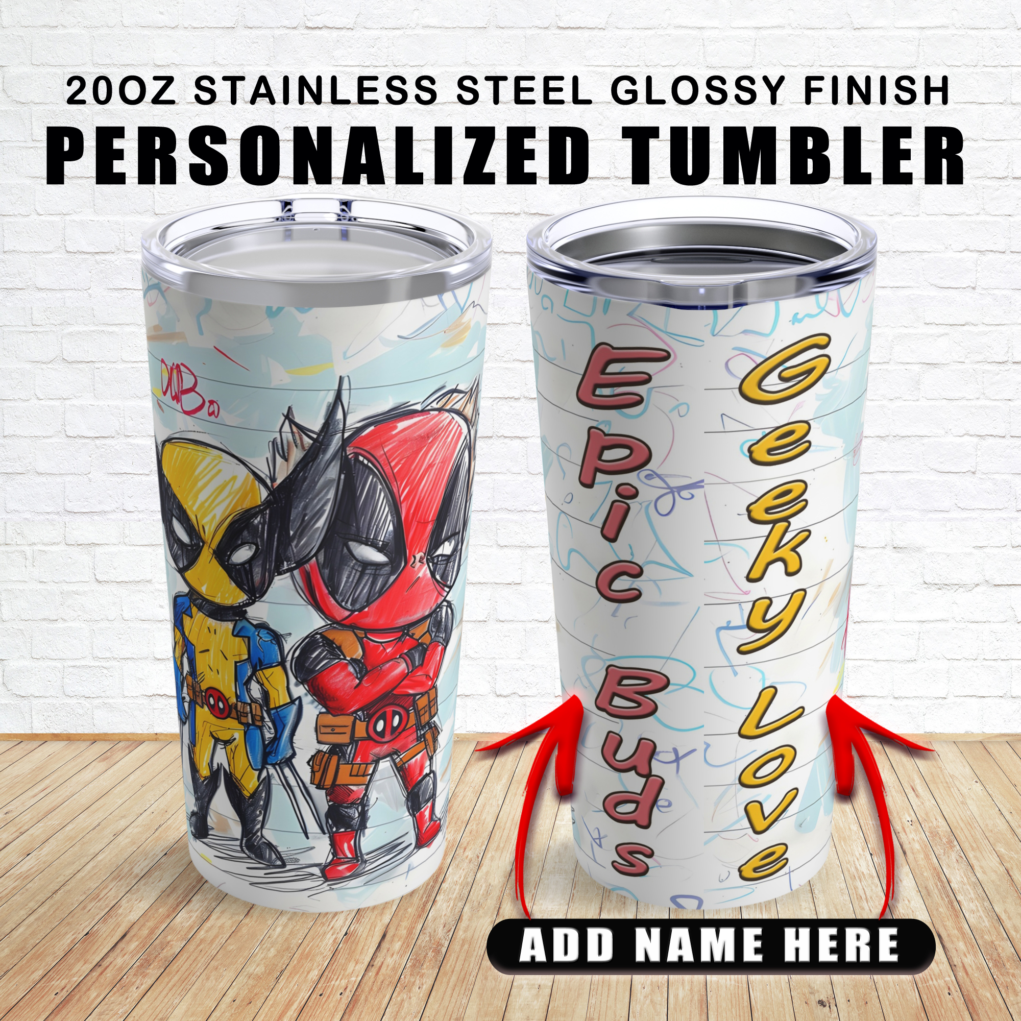Personalized Stainless Steel Tumbler