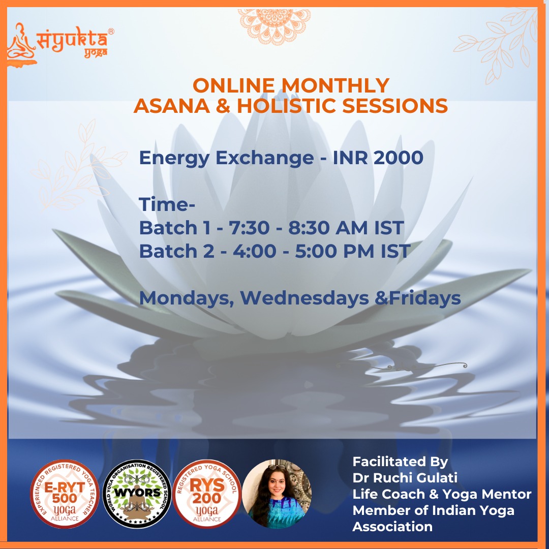 Online Monthly Asana Sessions