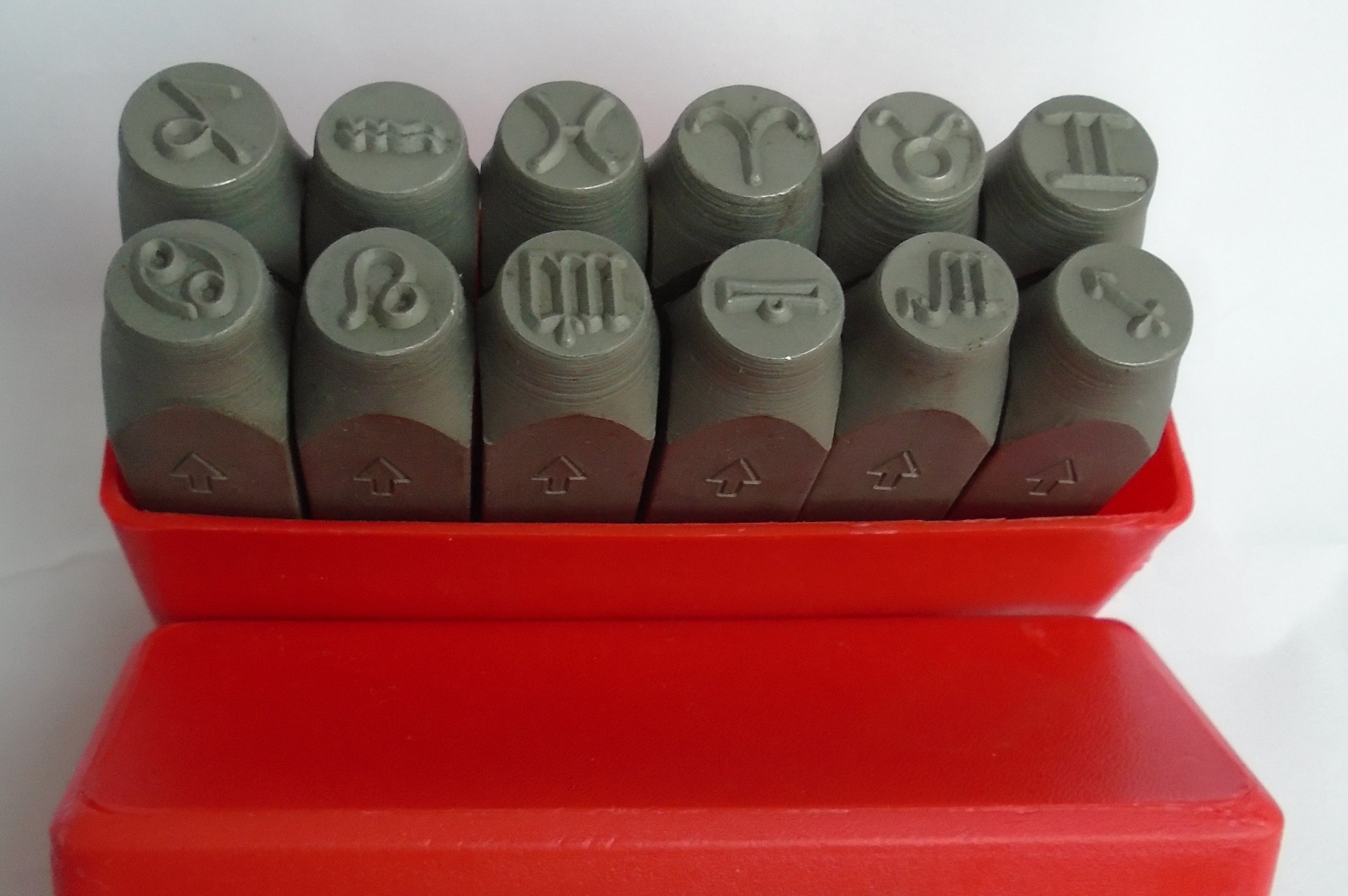 PARUU® Zodiac sign Punch Stamp 12 pc Set