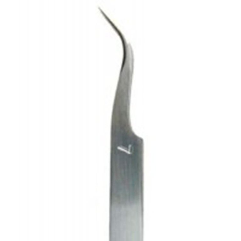 Curved Fine Point Tweezer# 7A made with Stainless steel Tool
