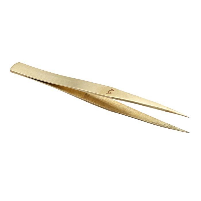 PARUU® AA Brass Tweezer Anti Magnetic for Jewelers, watch & clock repair