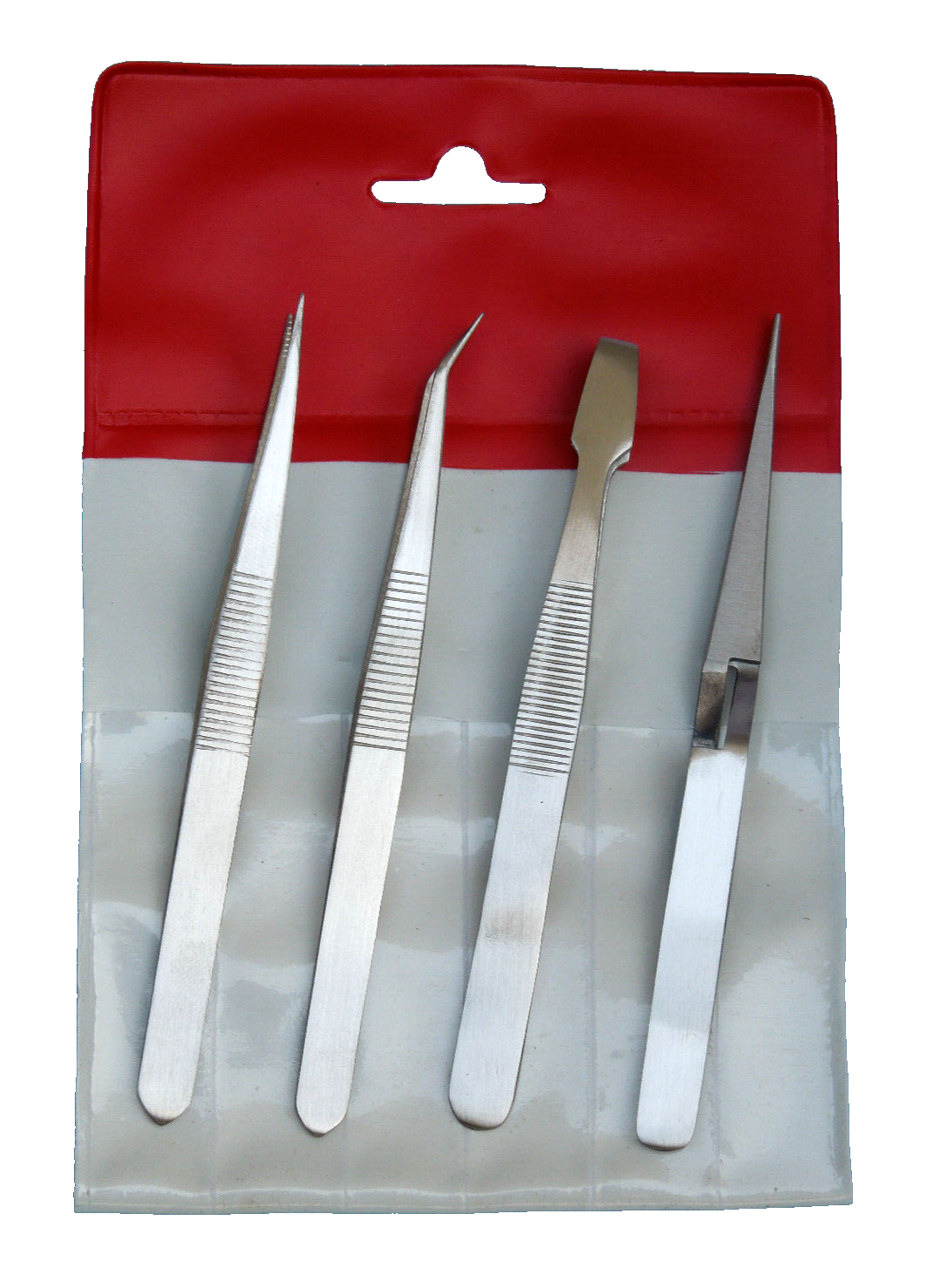 PARUU® Hobby Craft Tweezers Set 4 pc kit