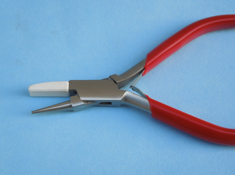 Paruu Round Flat nose Plier with Nylon Tips 130mm for Bead and Wire work PR110C