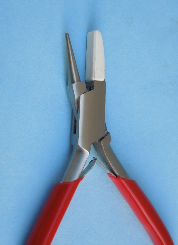 Paruu Round Flat nose Plier with Nylon Tips 130mm for Bead and Wire work PR110C