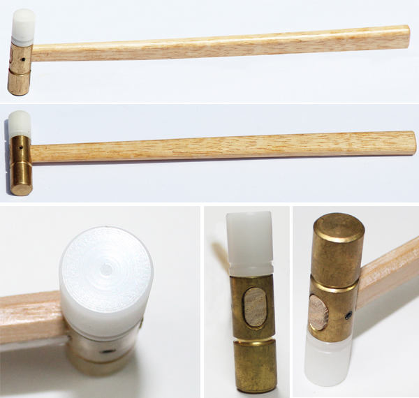 PARUU® Brass & Fibre Hammer With Aluminium Handle PR191