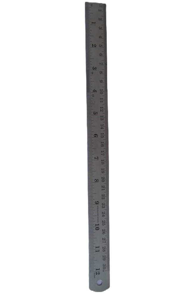 PARUU® 12" Pocket Ruler Gauge Stainless Steel PR249