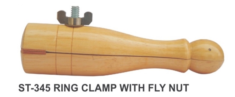 PARUU® WOODEN RING CLAMP WITH WING NUT PR345
