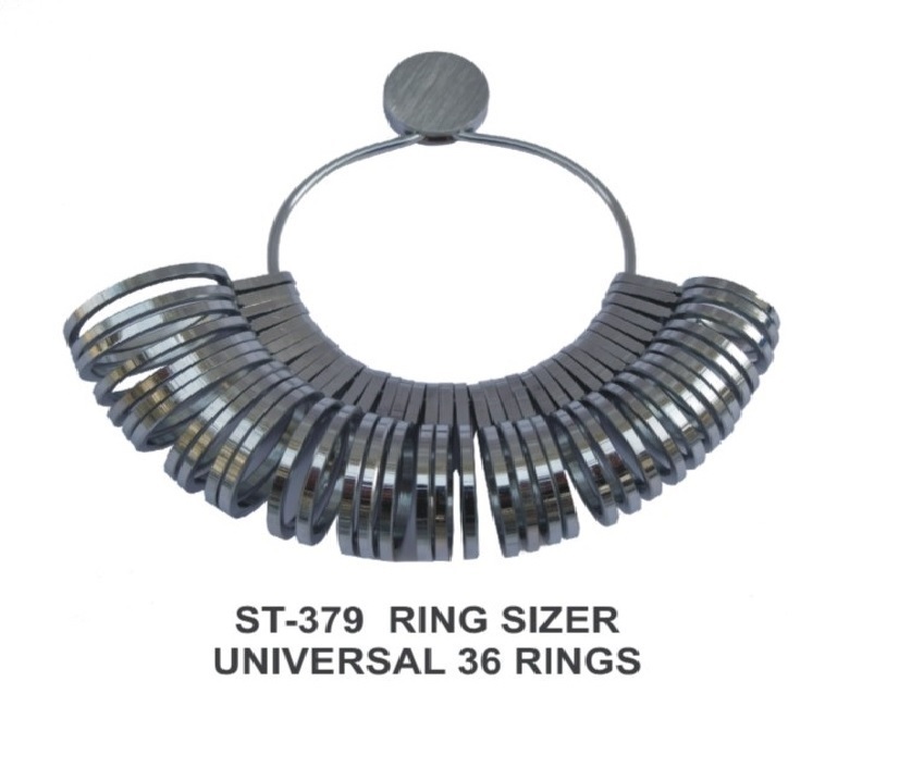 PARUU® Universal 36 Pcs Metal ring sizer set PR379