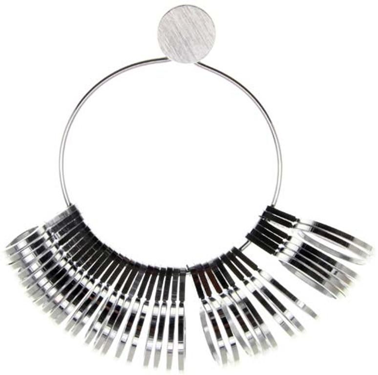 29pc Aluminum Ring Sizer : Size 1-15 In Half Size Steps PR383-C