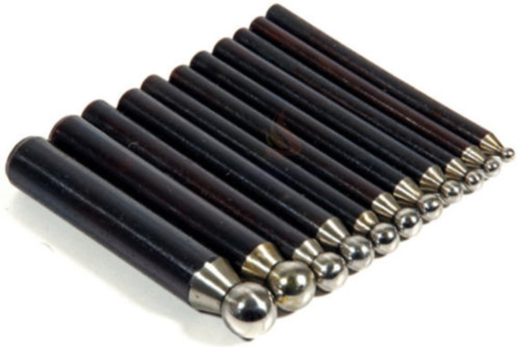 PARUU® 12 Pc Doming Dapping Punch Set PR428-12pc