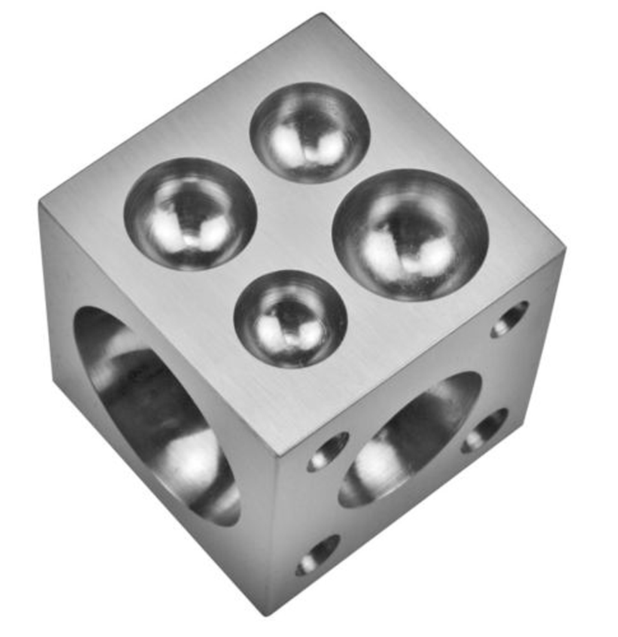 PARUU® Doming Block 2.5 inch Jeweler Dapping Punch Metal Tool PR430-2.5inch