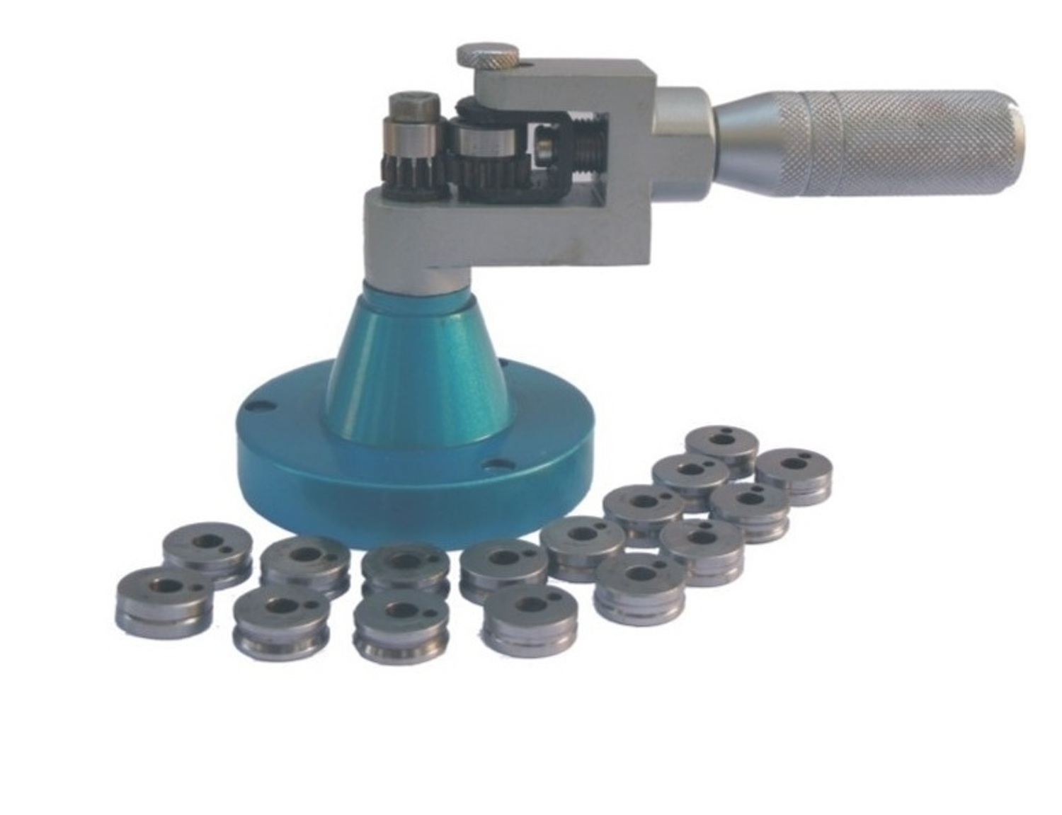 PARUU® jewelers ring stretching tool with 17 dies PR443