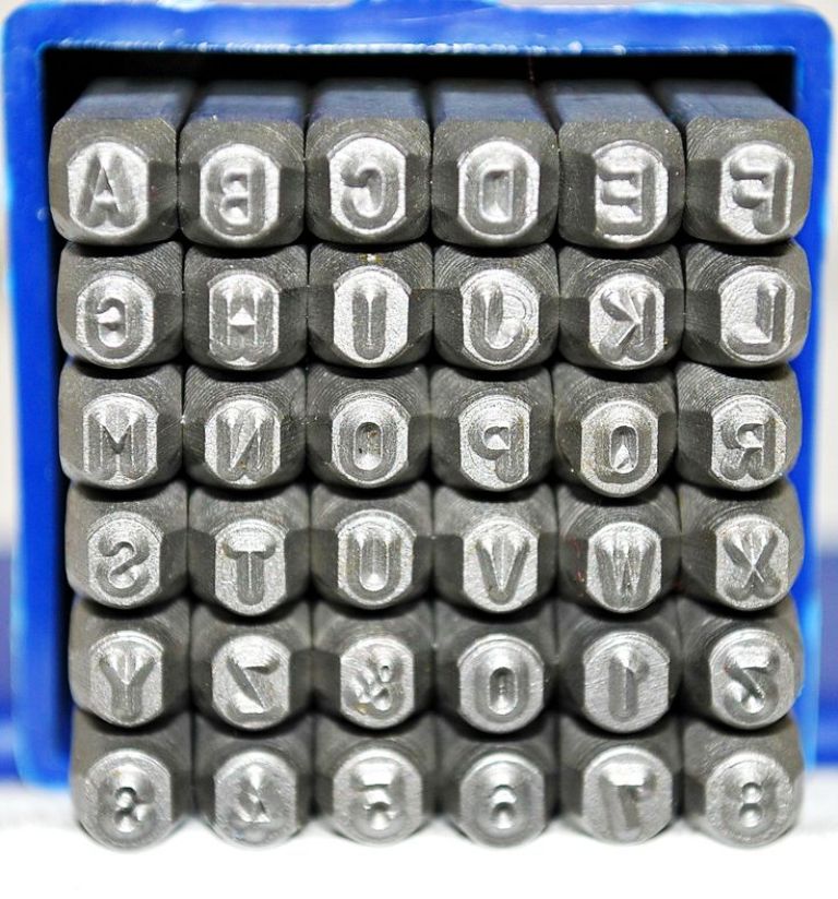 PARUU® 36pc Figure and letter punch set 3mm PR469-3mm