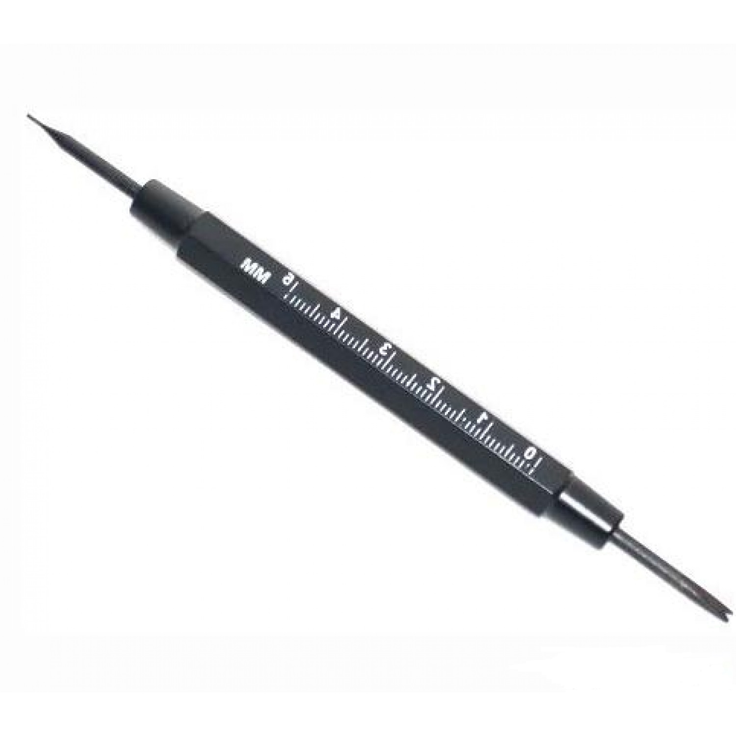 Watch Band Spring Bar Remover with Measuring Scale in Black PR677